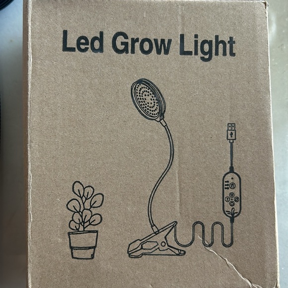 SET OF 2 Grow Lights 15W LED with Timer Auto On/Off 4/8/12H for Indoor Plants - Picture 3 of 5